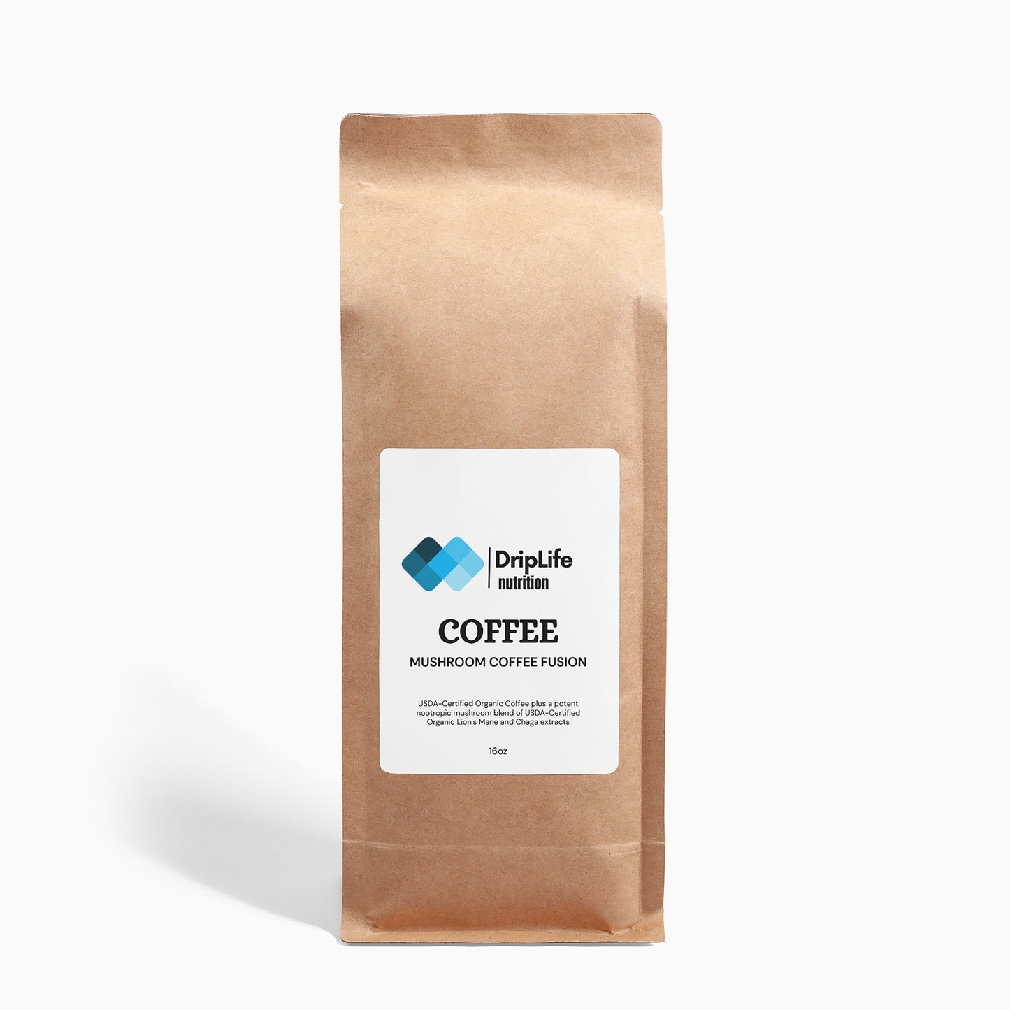 Mushroom Coffee Fusion - Lion’s Mane & Chaga 16oz